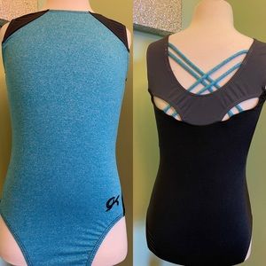 GK gymnastics leotard, $25
